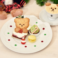 今年のQ-pot CAFE.(キューポットカフェ)のクリスマスはくまちゃんたちで大賑わい！