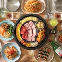 仲間との推し活にもおすすめ、丸型プレートとサイドの彫り込みで おウチ焼肉を手軽にエンタメ化、グリルプレート「AGP-350」を新発売