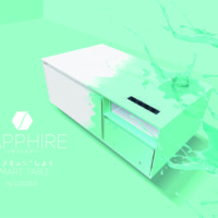 ステルス家電のLOOZERの姉妹ブランド「SAPPHIRE」が誕生！ テーブル×冷蔵庫の機能に冷凍室が備わったスマートテーブルを発売