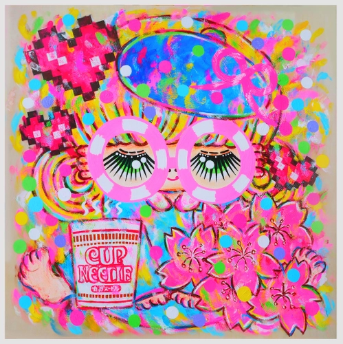 Happiness Beneath Cherry Blossoms(展示作品)