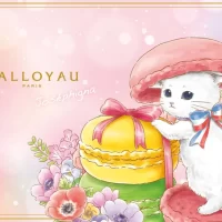 フランス洋菓子 ダロワイヨからバレンタイン・猫の日限定の ジョセフィーニャ商品が1/21より発売　 チョコレート掛けの限定マカロンや フィギュア付きキャニスターなど登場
