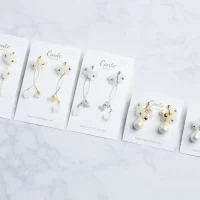 太陽光で色が変わる桜のピアス・イヤリング　 2025年　春・新作「色づく桜」を販売開始