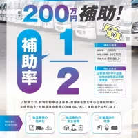 ＜最大200万円補助＞　 山梨県内物流事業者を対象とした補助金の申請受付が開始