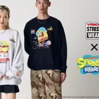 「スポンジ・ボブ」とのコラボアイテムが登場！ 本格ストリートブランド「VISION STREET WEAR」から Ha-Li-C STOREにて1月21日(水)販売開始