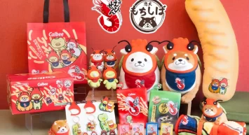 ロングセラーで大人気のお菓子「かっぱえびせん」と 「忠犬もちしば」のコラボレーショングッズが 2026年10月上旬から登場！